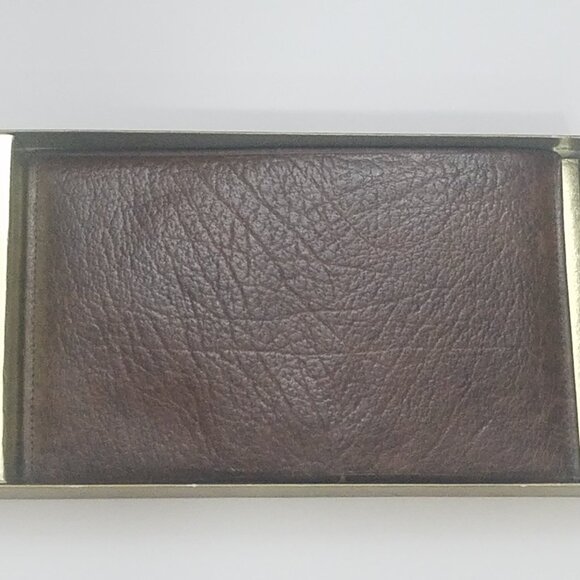 Men's Vintage Di Lido Original Brown Cognac Wallet - Picture 1 of 6